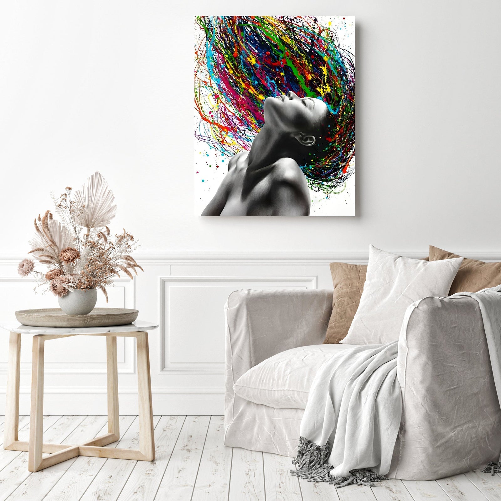 Rapture | Diamond Painting Displayed as Home Decor