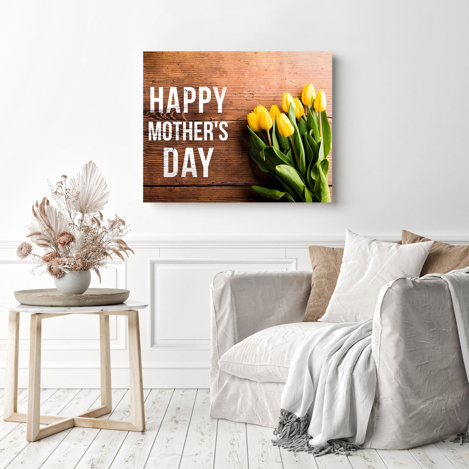 Happy Mother's Day | Diamond Painting Displayed as Home Decor