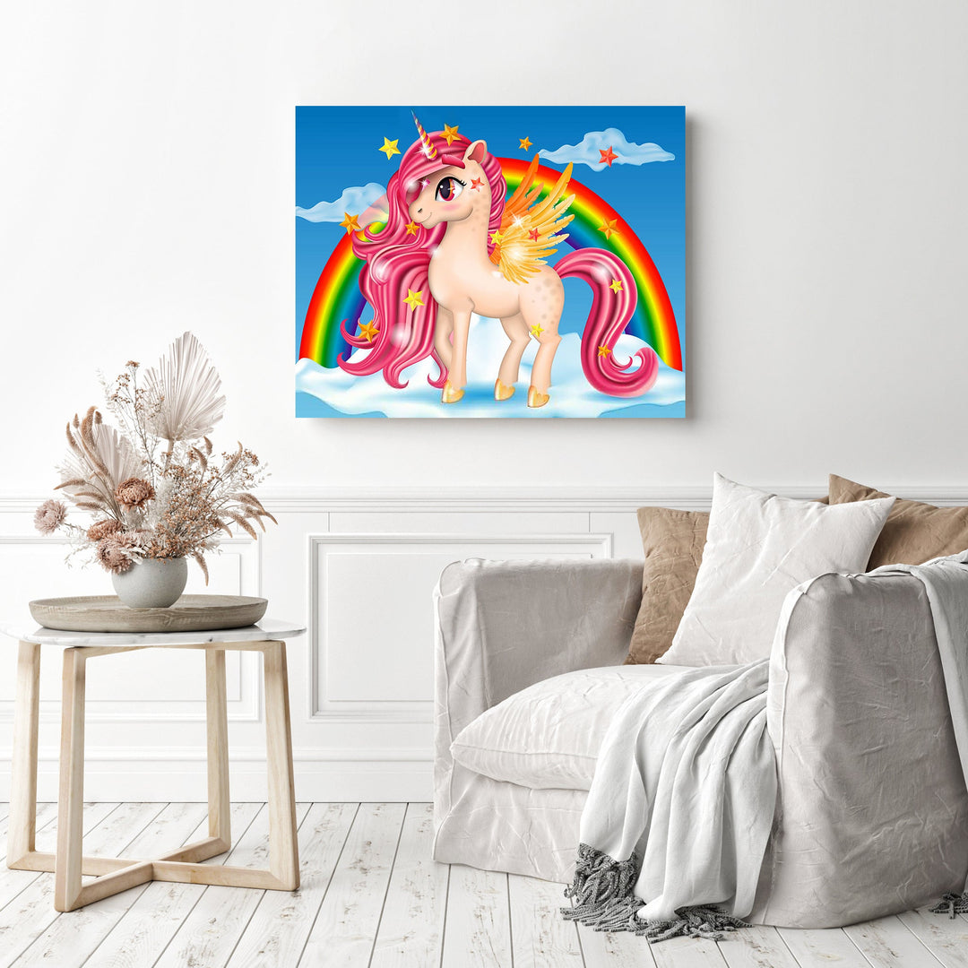 Happy Rainbow Unicorn | Diamond Painting