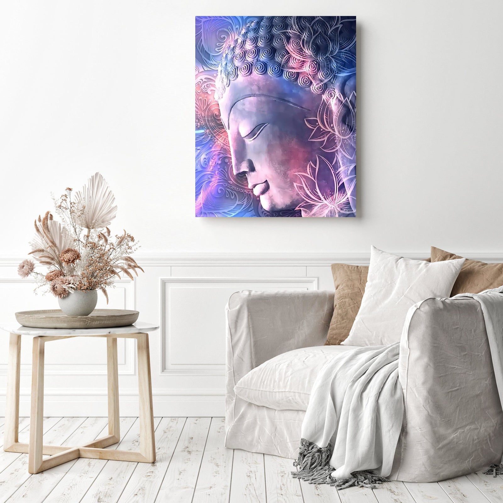 Ascended Master Buddha | Diamond Painting Displayed as Home Decor