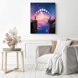 Under the Same Sky | Diamond Painting Displayed as Home Decor