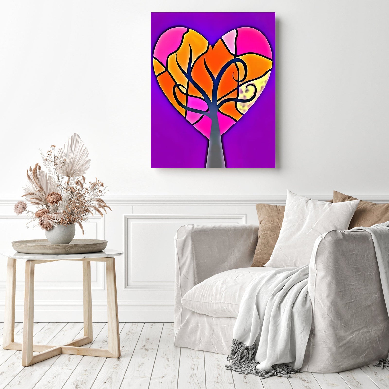 My Jigsaw Heart | Diamond Painting Displayed as Home Decor