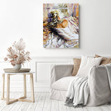The Bride | Diamond Painting Displayed as Home Decor