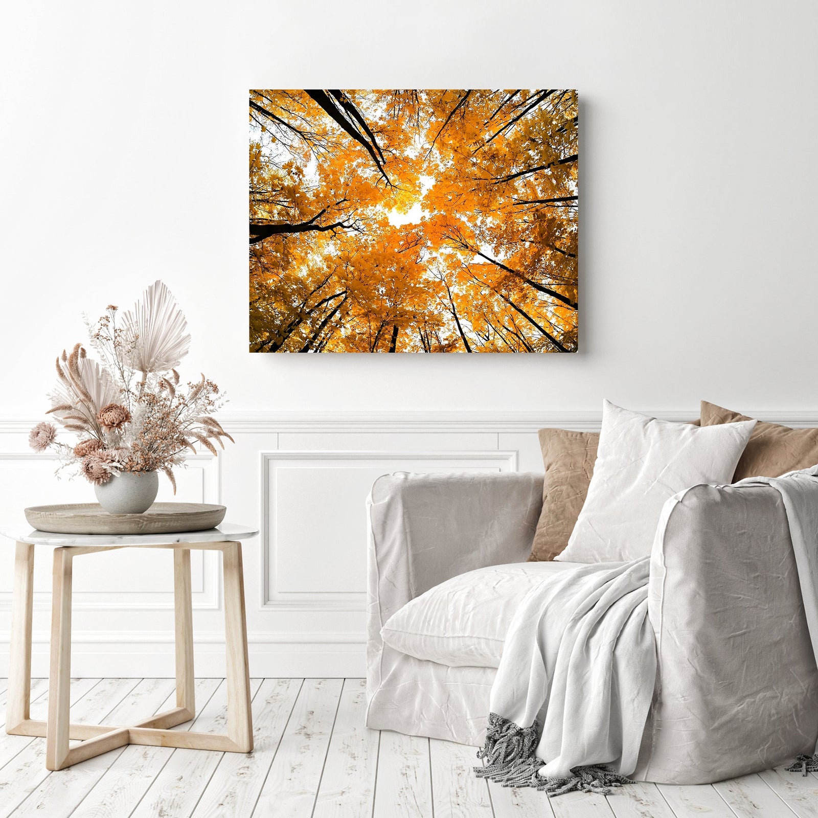 Autumn Forest | Diamond Painting Displayed as Home Decor