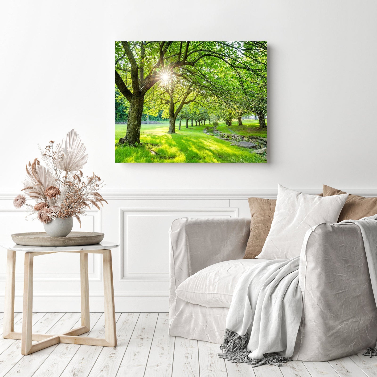 Spring Time | Diamond Painting Displayed as Home Decor