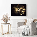 Skull's Race of Time | Diamond Painting Displayed as Home Decor