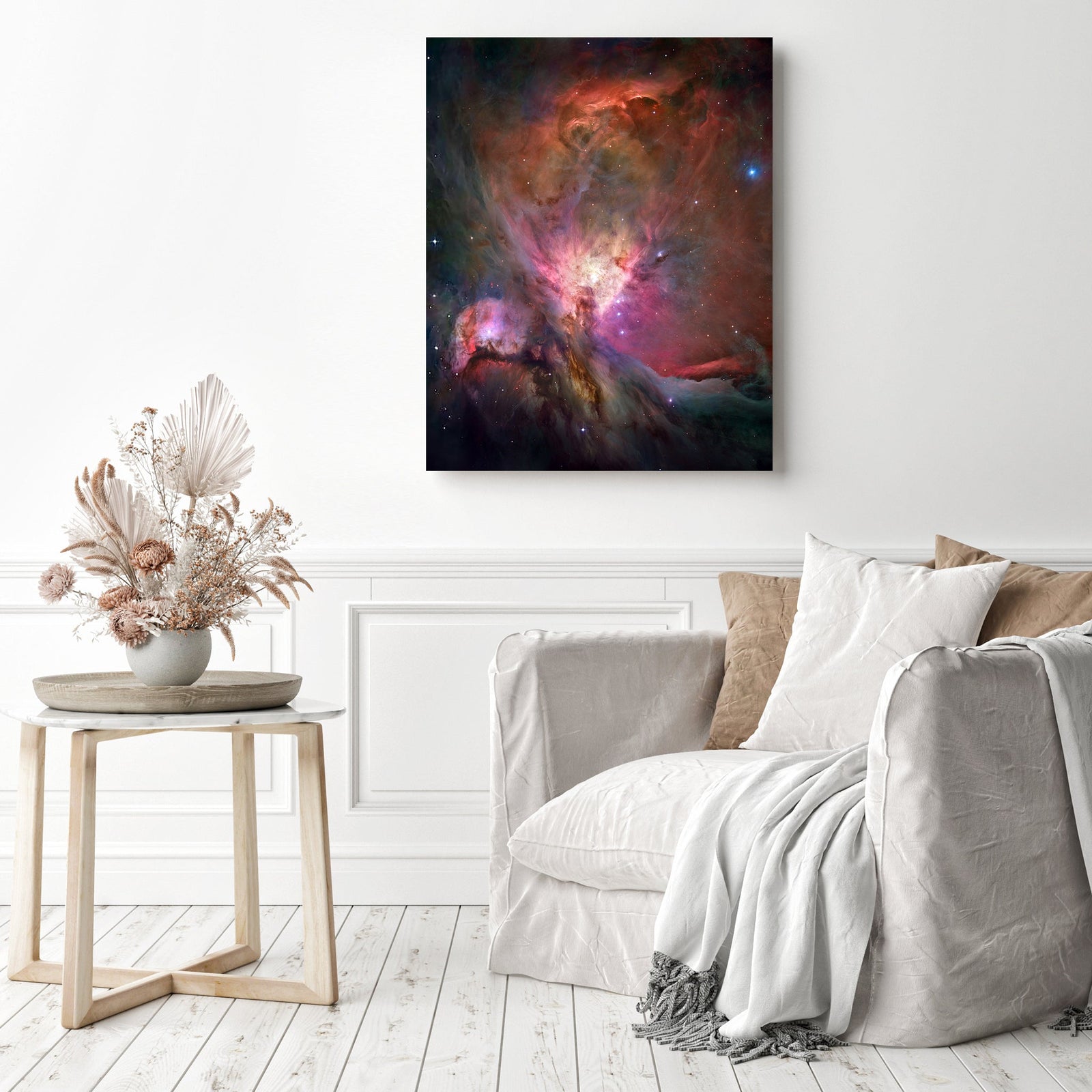 Orion Nebula | Diamond Painting Displayed as Home Decor