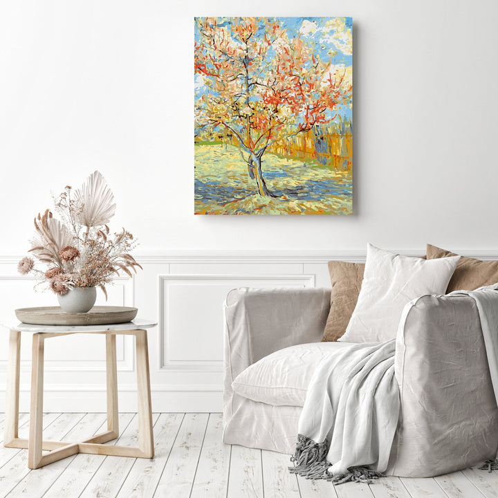 Pink Peach Trees - Van Gogh | Diamond Painting