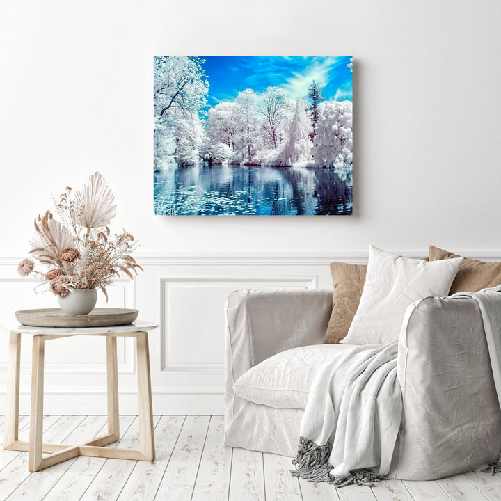 Lake of Frozen Trees | Diamond Painting