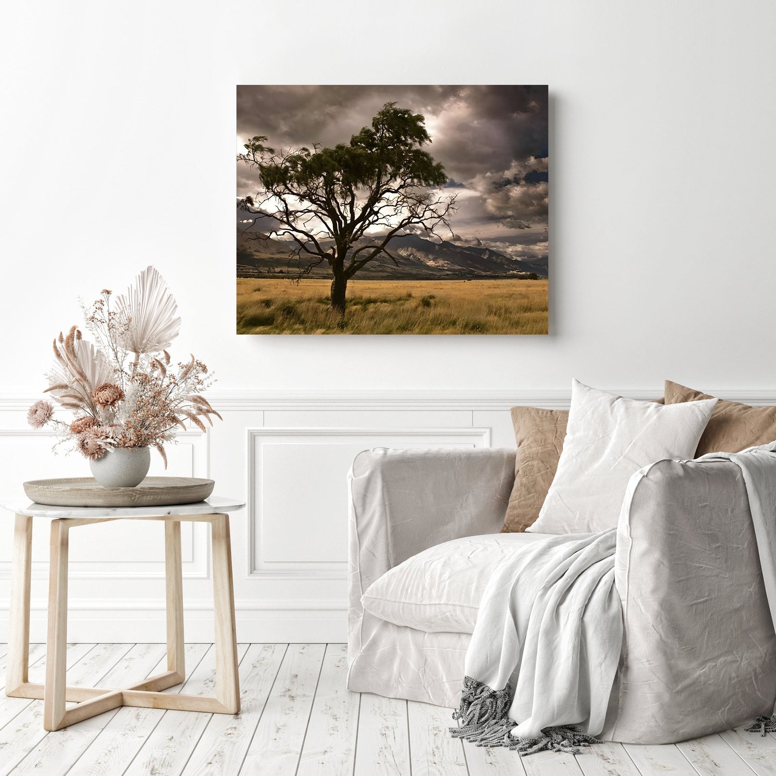 Stormy Afternoon | Diamond Painting Displayed as Home Decor