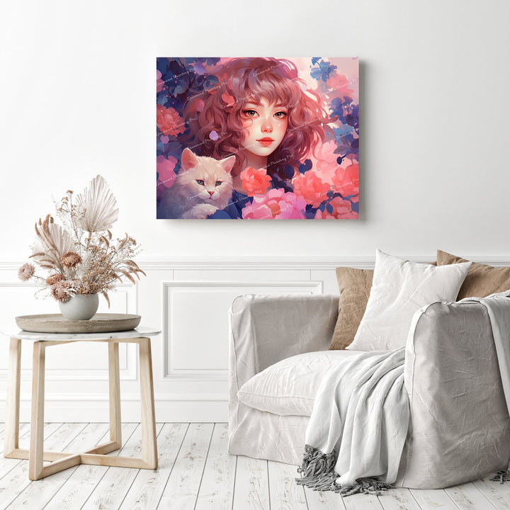 Floral Whisker Whimsy | Diamond Painting