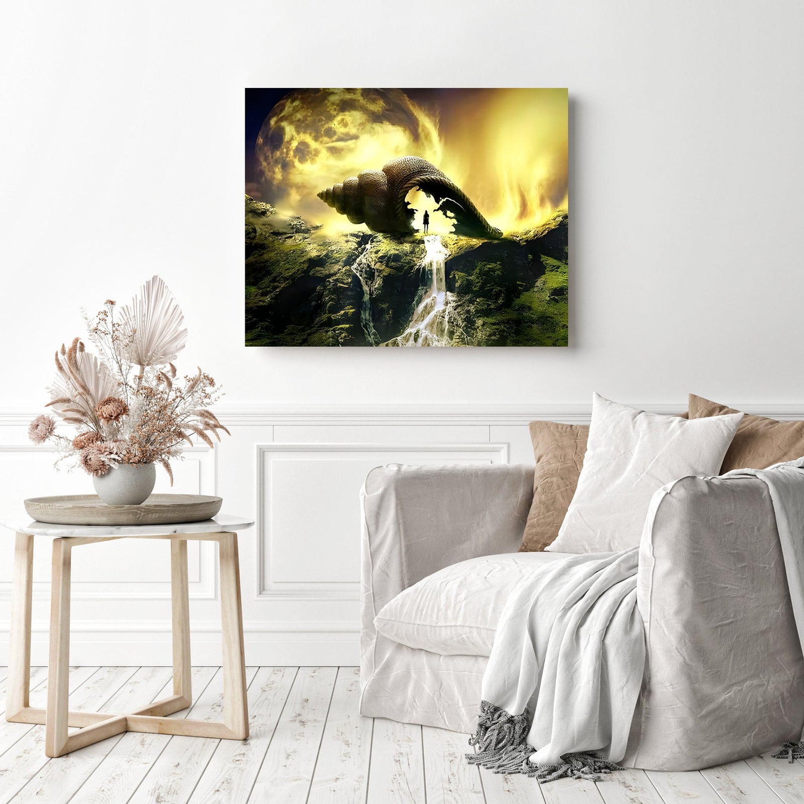 Iguazu Falls | Diamond Painting Displayed as Home Decor