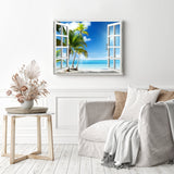 Window View | Diamond Painting Displayed as Home Decor
