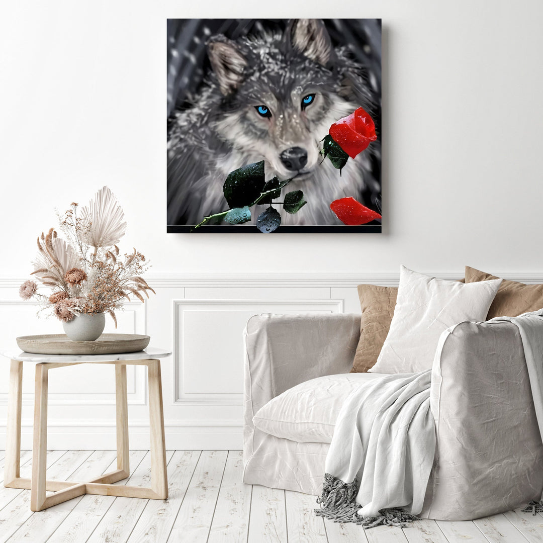 Wolf Rose | Diamond Painting