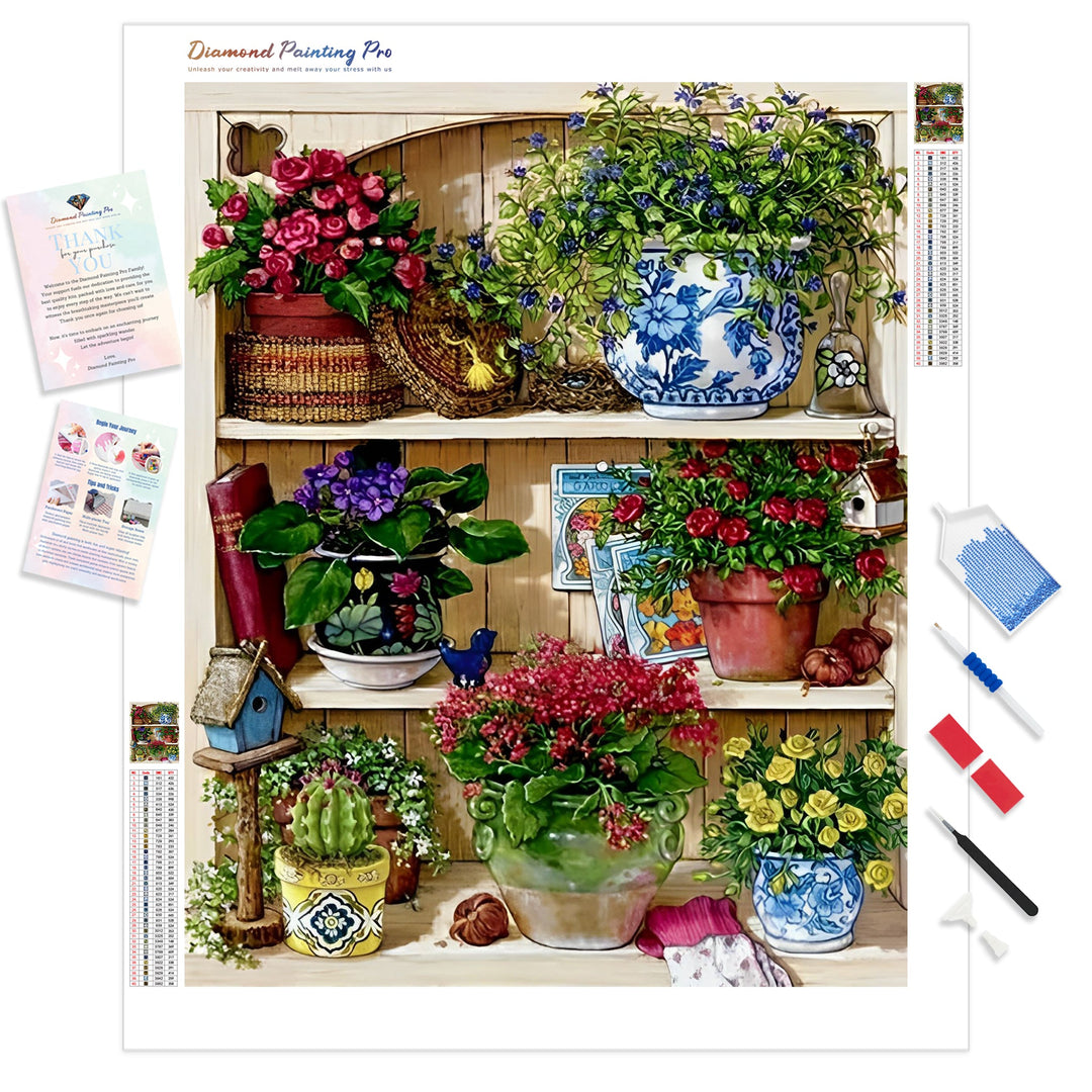 Flower Cupboard | Diamond Painting