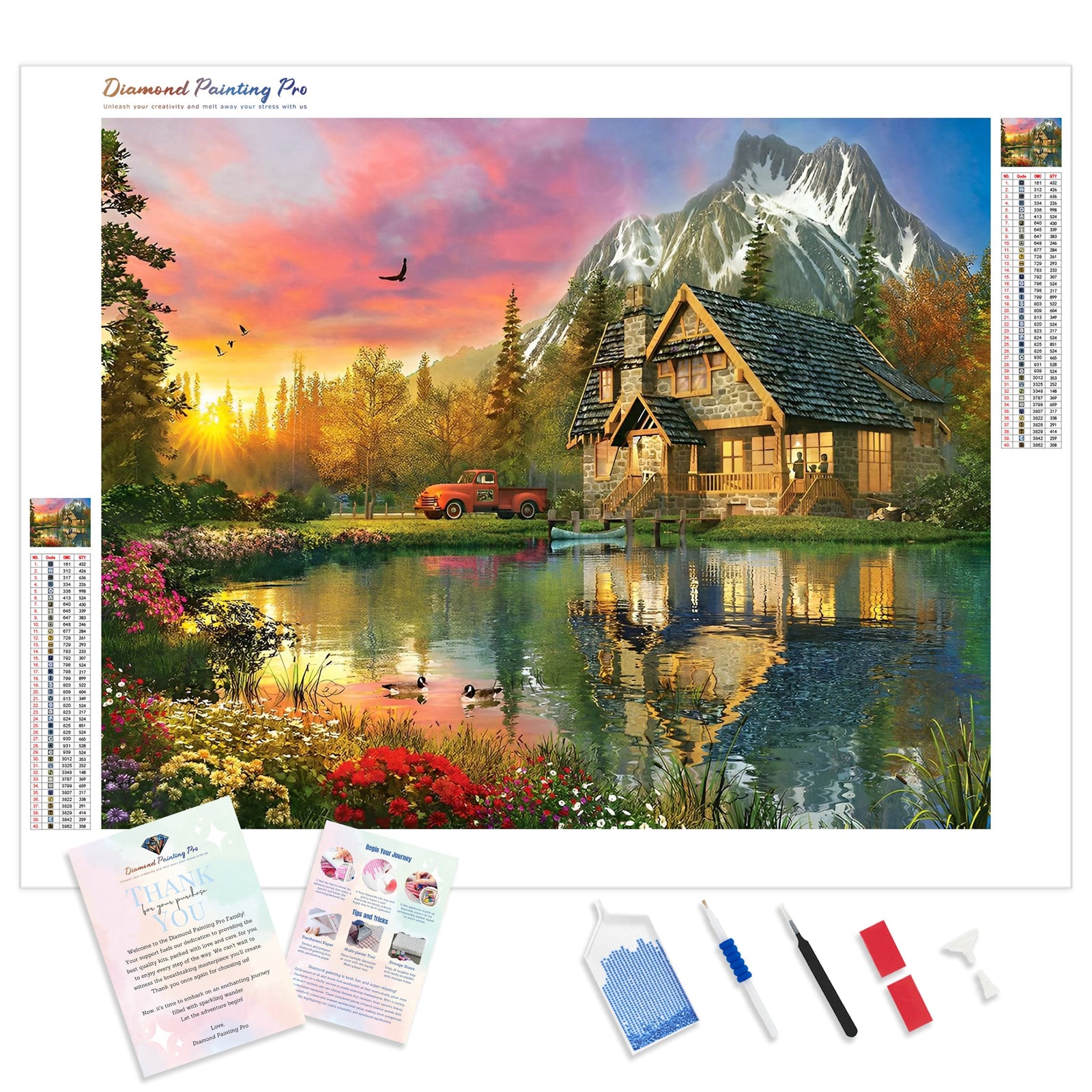 Season | Diamond Painting Kit - Full Drill - Square or Round Diamonds with AB Drills Option