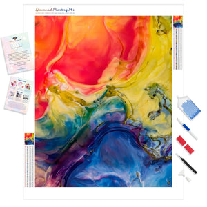 Abstract Color Mix | Diamond Painting