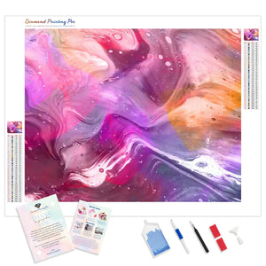 Pink Abstract | Diamond Painting