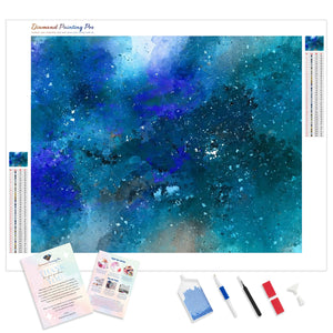 Abstract Night Sky | Diamond Painting