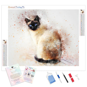 Abstract Siamese | Diamond Painting