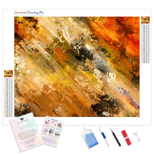 Abstract Autumn Shades | Diamond Painting