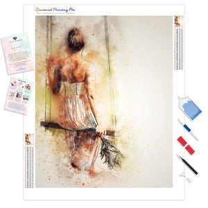 Girl on the Swing | Diamond Painting