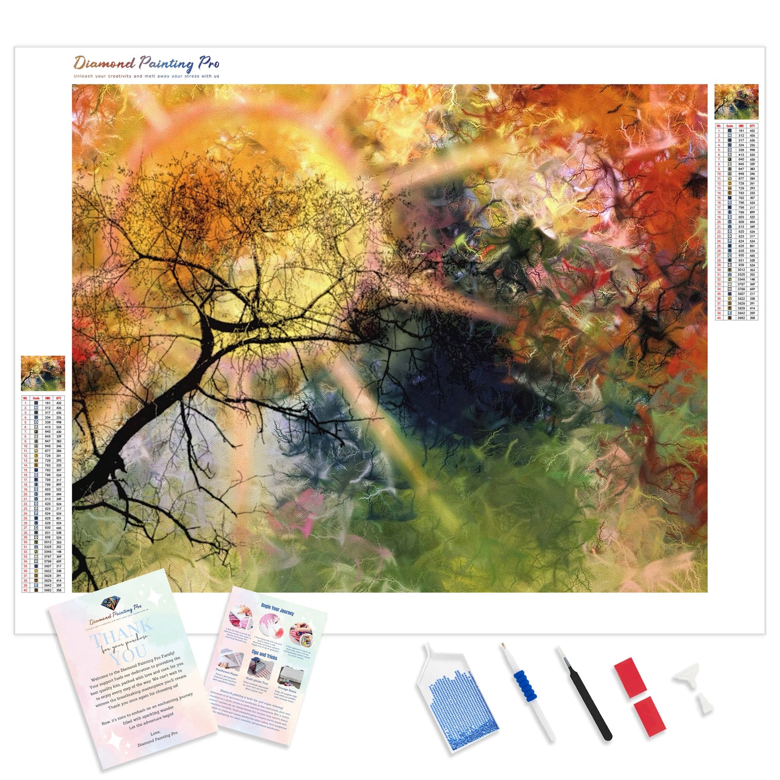 Branches into Eternity | Diamond Painting Kit - Full Drill - Square or Round Diamonds with AB Drills Option