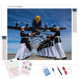 Silent Drill Platoon | Diamond Painting Kit - Full Drill - Square or Round Diamonds with AB Drills Option