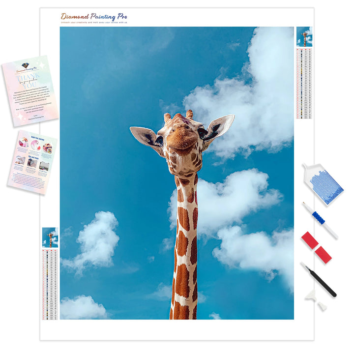 Lovely Smile from this adorable Giraffe | Diamond Painting