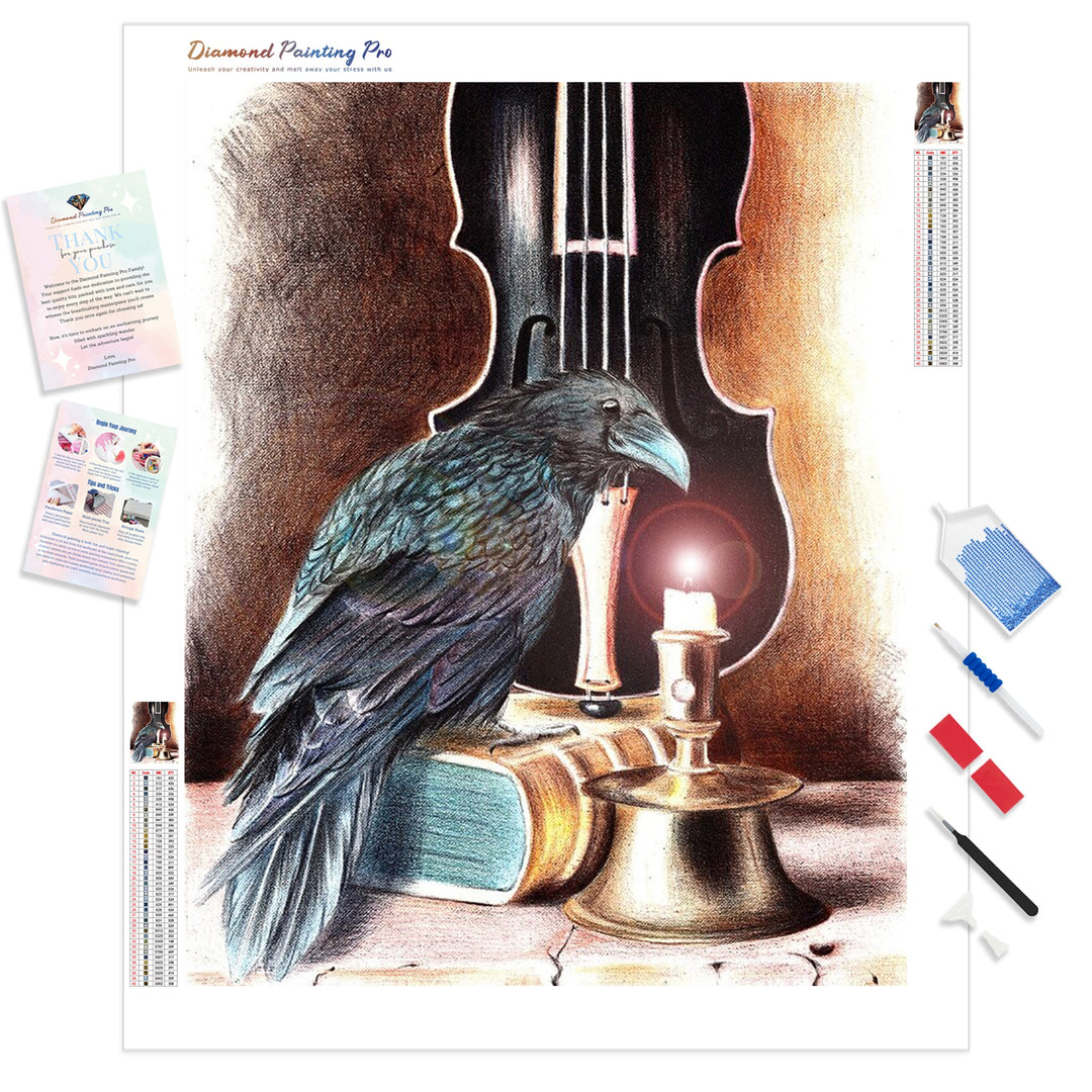 Raven & Violin | Diamond Painting