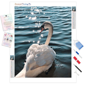 White swan | Diamond Painting