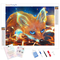 Fluorescent Fox | Diamond Painting