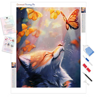 Fox & Butterfly | Diamond Painting