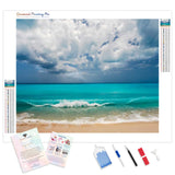 Summer Beach | Diamond Painting Kit - Full Drill - Square or Round Diamonds with AB Drills Option