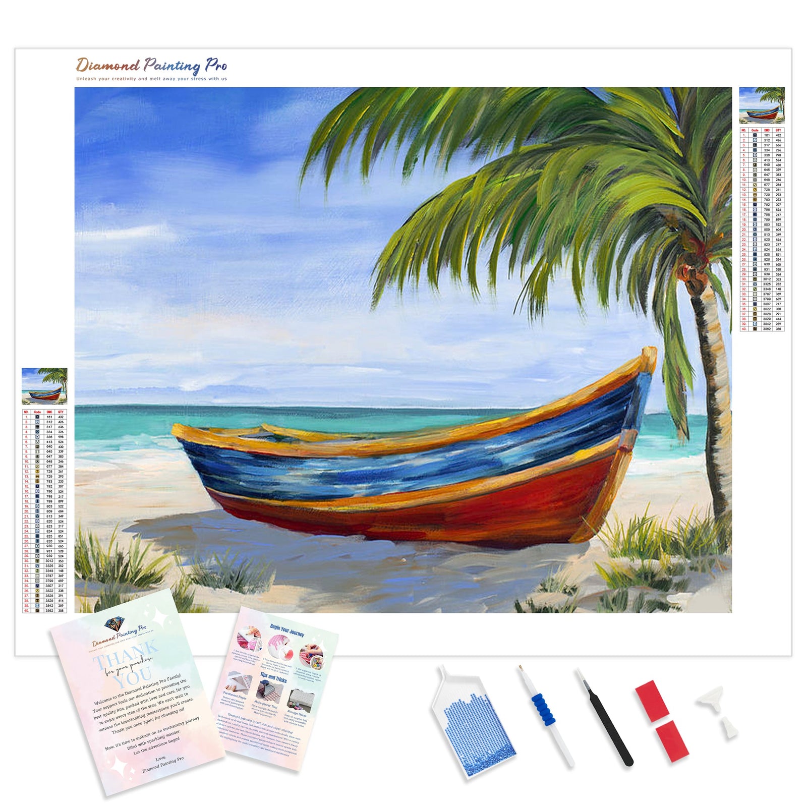 Run Ashore | Diamond Painting Kit - Full Drill - Square or Round Diamonds with AB Drills Option