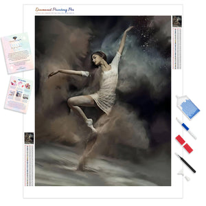 Ballet Dancer in the Desert | Diamond Painting