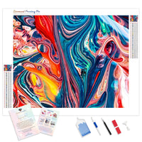 Abstract Color Blend | Diamond Painting