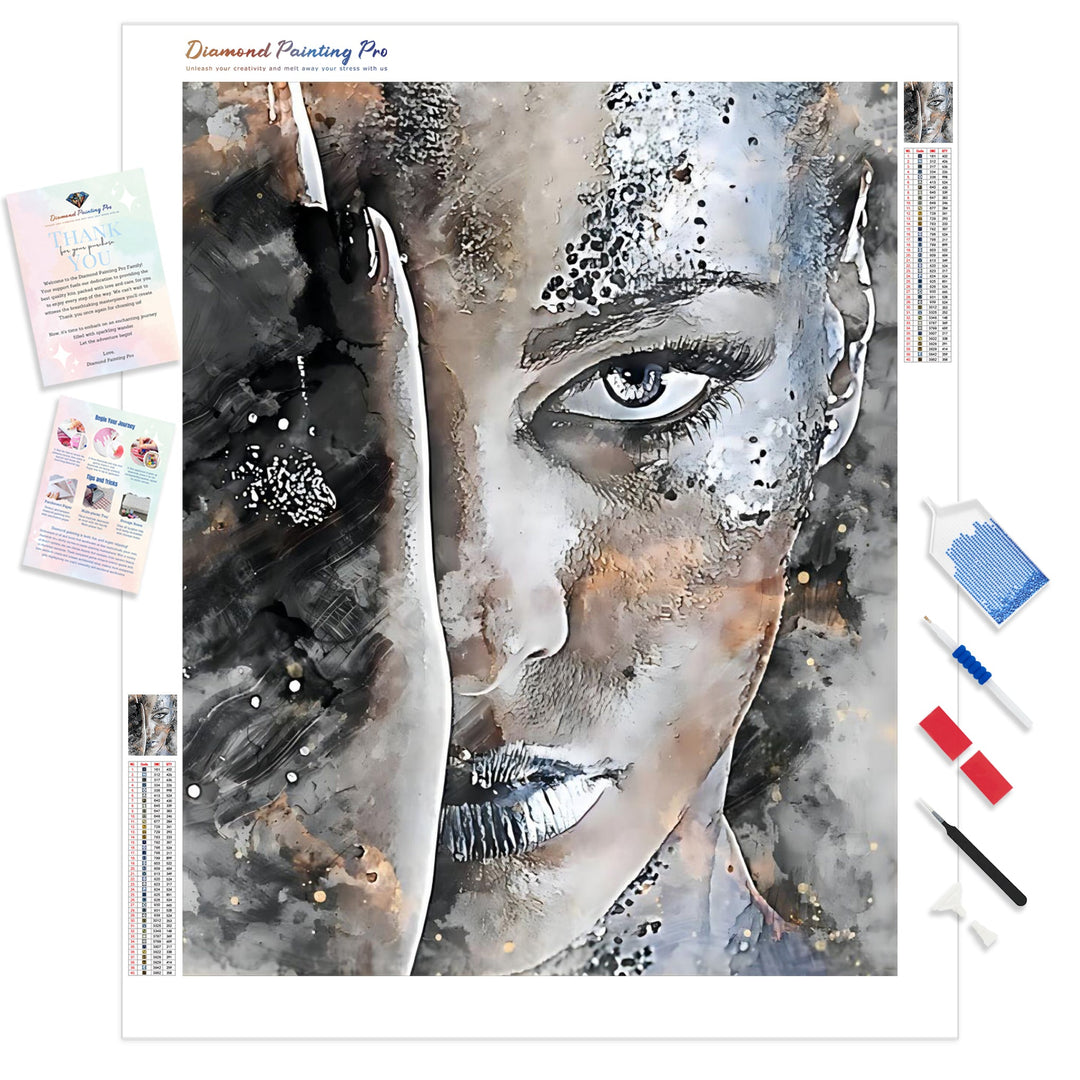 Girl | Diamond Painting Kit - Full Drill - Square or Round Diamonds with AB Drills Option