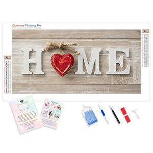 Home Is Where The Heart Is | Diamond Painting