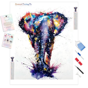 Watercolor Elephant | Diamond Painting