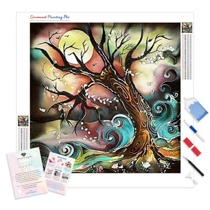 Creepy Tree Scenery | Diamond Painting