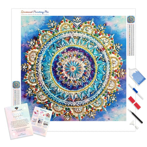 Crystal Abstract Mandalas | Diamond Painting