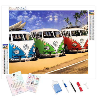 VW Kombi Vans | Diamond Painting