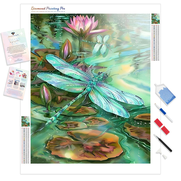 Life Ends at this Moment Dragonfly | Diamond Painting