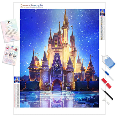 Castle Night Picture | Diamond Painting