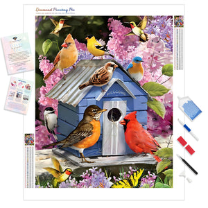 Bird house | Diamond Painting