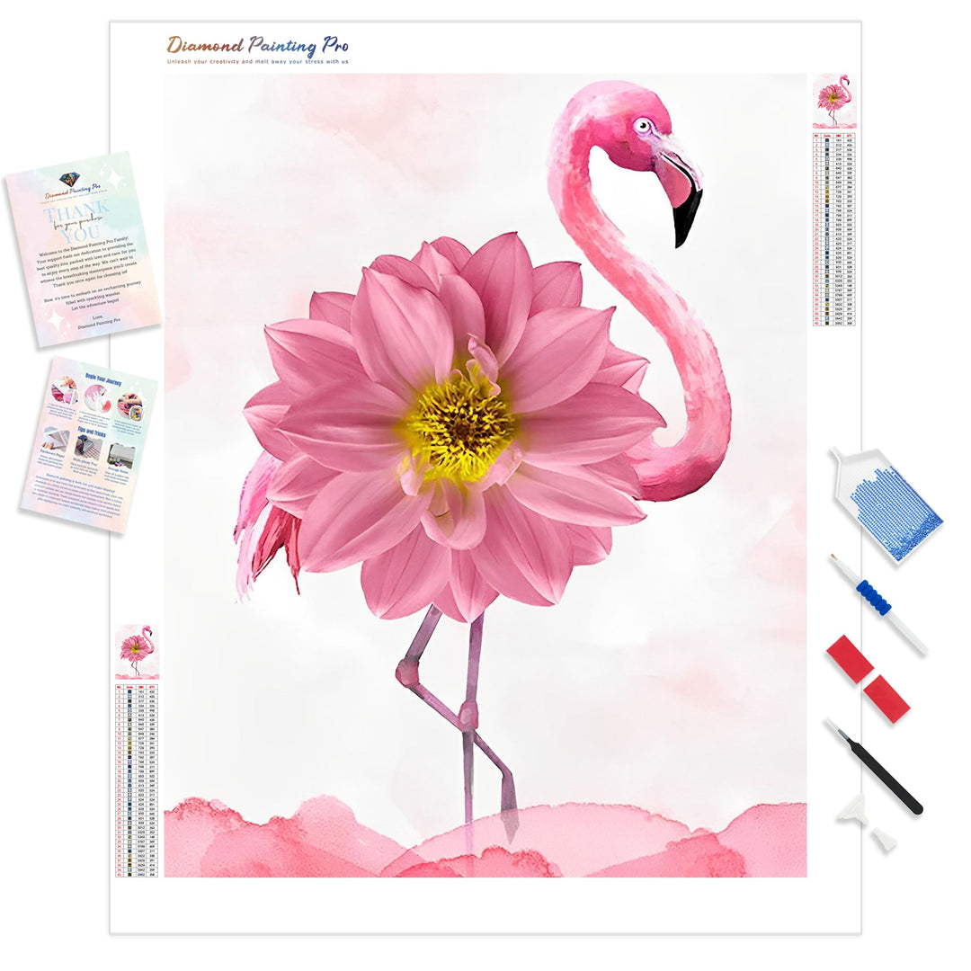 Pink Flamingo | Diamond Painting