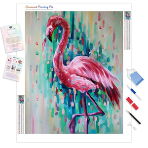 Colorful Flamingo | Diamond Painting