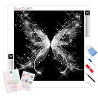 Black & White Butterfly | Diamond Painting