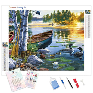 Calm Waters Boat | Diamond Painting